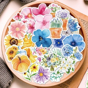 데코 꽃 방수 스티커(A/B)
