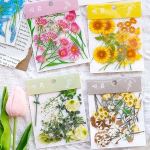 투명 꽃송이 방수 스티커(30매)