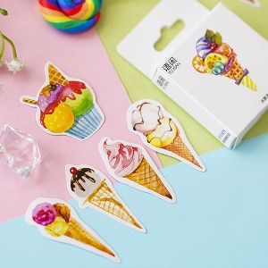 아이스크림 데코 스티커(50매)